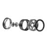 RXZIXYL Metal 1.9 2.2" Wheel Rim Center Dust Cap 6 Holes for 1/10 RC Crawler Axial SCX10 TRX4 D90 Wheel Hub Caps Upgrade Parts (C Green) view 4