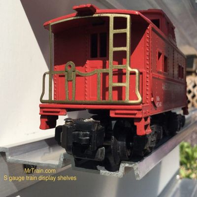 Dechant's Railroad Express S Scale/Gauge Model Train Display Shelves | Set of 2 | 48"(Inch) Long Each