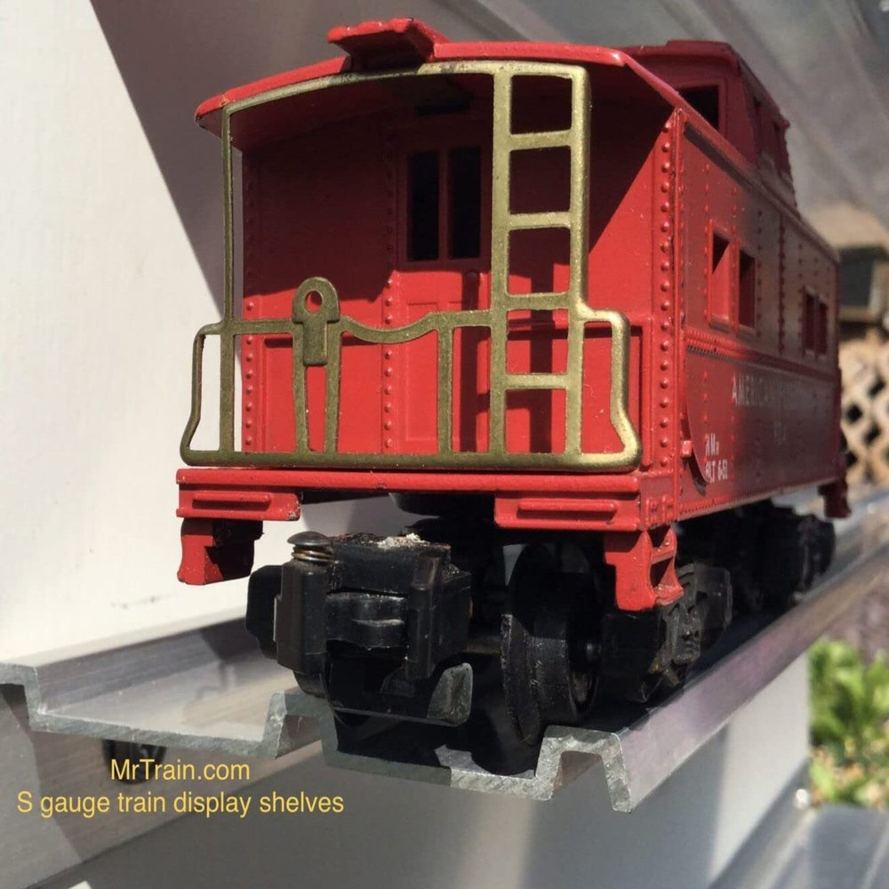 Dechant's Railroad Express S Scale/Gauge Model Train Display Shelves | Set of 2 | 48"(Inch) Long Each