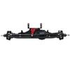 RXZIXYL CNC Diamond-Shaped Aluminum Complete Front & Rear Axle for 1/10 RC Crawler Rock Racer Axial Wraith 90018 RR10 Capra 1.9 UTB (BK Front Rear Axle) view 2