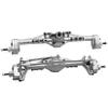 RXZIXYL 1/10 RC Crawler All Metal Front and Rear Portal Axle for Axial Capra 1.9 UTB AXI03004 AXI03000T1 T2 Buggy F9 Upgrade Parts (Silver Axle F and R) view 1