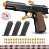 Toy Gun, Shell Ejecting Toy Gun with Soft Bullets, Educational Model Toy Pistol Shooting Game, Gifts for Kids Boys Girls view 1