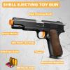 Toy Gun, Shell Ejecting Toy Gun with Soft Bullets, Educational Model Toy Pistol Shooting Game, Gifts for Kids Boys Girls view 3
