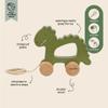TRIXIE Wooden Pull-Along Toy Mr. Dino, 36-519 view 4