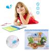 Water Painting Book, Kids Coloring Book, Durable for Baby Kids Toys (Zoo) view 3
