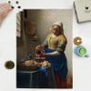 1000 Piece Puzzle | The Milkmaid or The Kitchen Maid | Johannes Vermeer Puzzle view 2