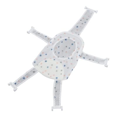 Baby Bathtub Net, Five Corner Bath Seat Support Net Skid Proof Adjustable Universal Breathable Mesh Soft Headrest Baby Bath Net for Infant (Star) Baby Bath Net
