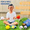 Set Of 6 Mini Sports Foam Balls for Kids, Toddler Ball Toys, Foam Football, Toddler Football, Indoor Baby Soccer, Kids Mini Basketball, Soft Baseball, Volleyball, Small Playground Balls, Baby Ball Toy view 2