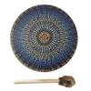 Shaman Drum with Drum Stick Vegetarian Shaman Fire Drum Home Ornament Shamanic Drum Hand Drum for Kids Adults for Meditation and Spiritual Practice view 4