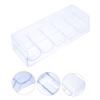 FELTECHELECTR 1pc Box Chip Box Plastic Organizer Plastic Containers Clear Containers Poker Chip Storage Poker Chip Trays Gambling Chips Storage Holder Mahjong Chips Pp view 2