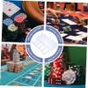 FELTECHELECTR 1pc Box Chip Box Plastic Organizer Plastic Containers Clear Containers Poker Chip Storage Poker Chip Trays Gambling Chips Storage Holder Mahjong Chips Pp view 3