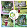 UgyDuky Kid in a Bubble Toy Giant Bubble Wand Big Bubbles Hoop with Dipping Pool Tray, Fun Outdoor Toys Playtime Activity Summer Toy Set for Kids and Adults Birthday Party Game view 2