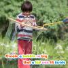 UgyDuky Kid in a Bubble Toy Giant Bubble Wand Big Bubbles Hoop with Dipping Pool Tray, Fun Outdoor Toys Playtime Activity Summer Toy Set for Kids and Adults Birthday Party Game view 3