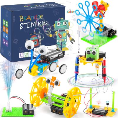 Science STEM Kits for Kids Age 8-12 6-8 12-14 10-12, STEM Toys for Ages 8-13, Boys Girls Crafts, Electronic Robotic Projects Experiments Engineering Activities, DIY Coding Robots 6 7 8 + Year Old