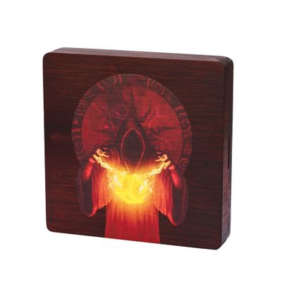 UDIXI 2 in 1 DND Dice Tray, Bamboo Dice Box with Magnetic Lid & D&D Dice Holder Case, Dice Tray Combined into One for RPG, Tabletop Games | Holds 6 Sets of Polyhedral DiceWizard