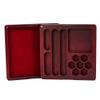 UDIXI 2 in 1 DND Dice Tray, Bamboo Dice Box with Magnetic Lid & D&D Dice Holder Case, Dice Tray Combined into One for RPG, Tabletop Games | Holds 6 Sets of Polyhedral DiceWizard view 3