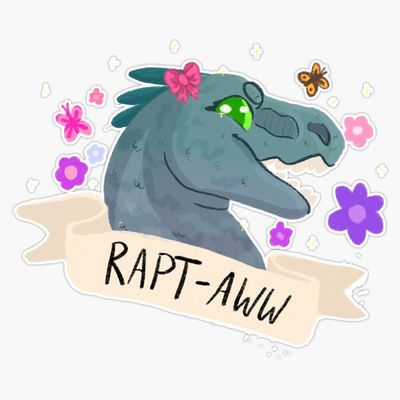 Rapt-Aww Sticker Decal Size 5"