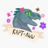 Rapt-Aww Sticker Decal Size 5" view 1