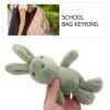 Abaodam Bunny Keychain Soft Cute Rabbit Keychain Cartoon Plush Bunny Keyring Plush Animal Toy for Car Bag Pendant view 4