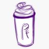 Pumpkin Mocha BAZ-Osaurus Sticker Decal Size 5" view 1