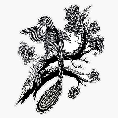 Deinonychus Sticker Decal Size 5"