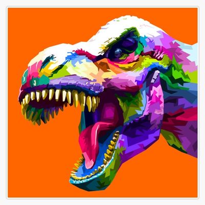 Dynosaur Sticker Decal Size 5"