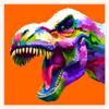 Dynosaur Sticker Decal Size 5" view 1