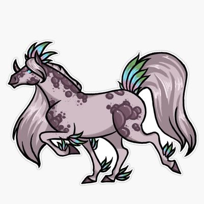 Bellasara: Ceratos Sticker Decal Size 5"