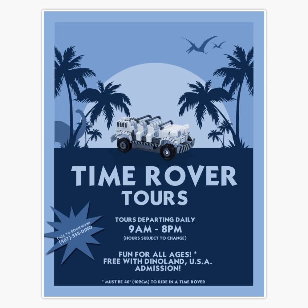 Time Rover Tours Sticker Decal Size 5"