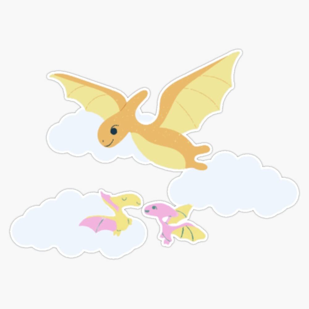 Copie De Copie De Copie De Copie De Dinosaur Sticker Decal Size 5"