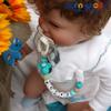 Personalized Pacifier Clip with Name, Customizable Mouse Pacifier Leash for Baby, Universally Fit All Pacifiers (Black) view 4