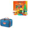 Gemmicc 72PCS Magnetic Tiles + Storage Bag view 1