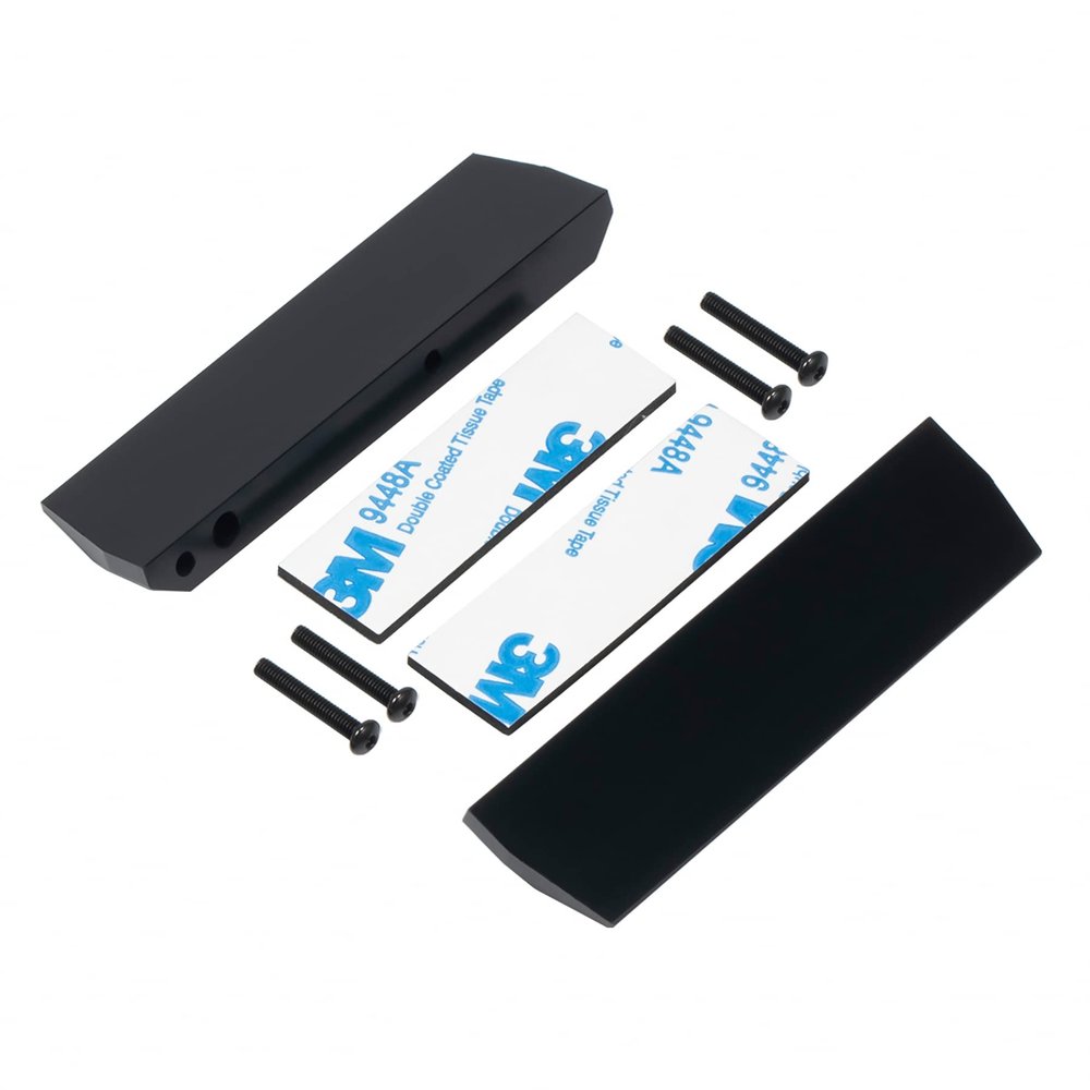 AMK 1 Pair of TRX4M Metal Side Steps(Running Boards,Side Pedals,Foot-Plate) for 1/18 RC Crawlers Mustang Defender Upgrades