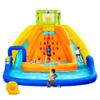 WELLFUNTIME Inflatable Water Slide, Bounce House with Water Bucket, Deep Pool, Climbing Wall with Rope, Bouncy Castle with Air Blower view 1