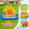 WELLFUNTIME Inflatable Water Slide, Bounce House with Water Bucket, Deep Pool, Climbing Wall with Rope, Bouncy Castle with Air Blower view 2