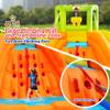 WELLFUNTIME Inflatable Water Slide, Bounce House with Water Bucket, Deep Pool, Climbing Wall with Rope, Bouncy Castle with Air Blower view 3