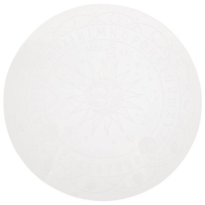 Angoily Acrylic Divination Board for Dowsing and Scrying Decorative Pendulum Board for Meditation Spirit Altar and Decision- Office Cafe