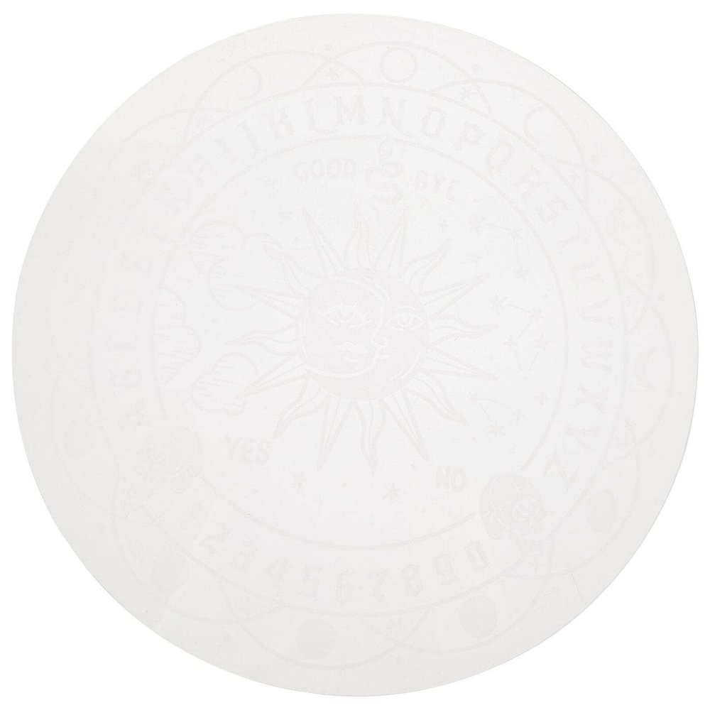 Angoily Acrylic Divination Board for Dowsing and Scrying Decorative Pendulum Board for Meditation Spirit Altar and Decision- Office Cafe