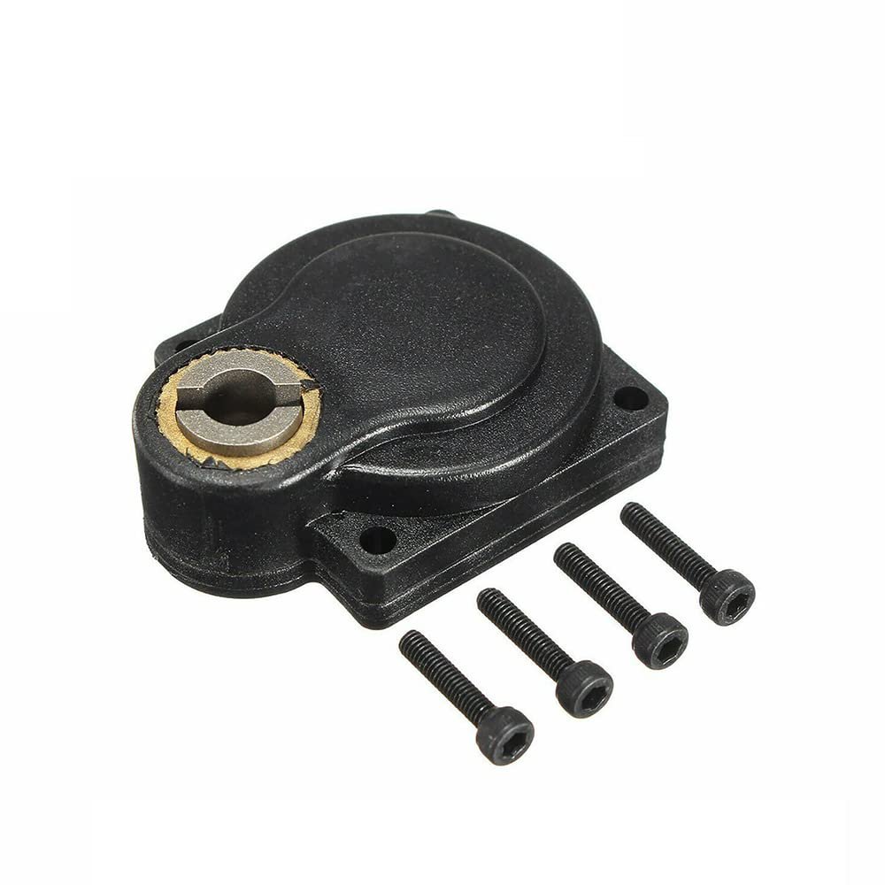 XBERSTAR Electric E-Start Backplate Roto Starter 11011 for 1/10 RC 16 18 Nitro Engine (Black)