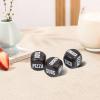 Bobbird Dinner Decision Dice, Fun Wooden Decider Dice,Food Decision Dice, Dinner Dice Decision Take Out Dice, Best Gift for Tangled/Choice Phobia (3 pcs) view 3