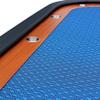 INO Design Poker Table for 10 Players Casino Style Games 96 inches with Speed Cloth Racetrack Playing Surface Pedestal Base, Blue view 4
