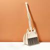 Fenteer Mini Broom with Dustpan, Children Sweeping House Cleaning Toy Set, Little Housekeeping Helper Set for Girls Age 3-6, Light Yellow view 3