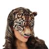 Aiffort 1Pcs Halloween Animal Mask Leopard Mask Animal Leopard Mask for Halloween Easter Carnival Party Masquerade Dress Up Costume Props view 2