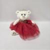KINNEX COLLECTIONS SINCE 1997 Petite Quinceaera Teddy Bear with Dress  Decorative Accent Keepsake for 15 Aos, OSO Quinceaera Decorativo B09631-14G (Red/G) view 1