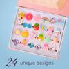 nutty toys Little Girl Jewel Rings, 24 Adjustable Kids' Dress Up Pretend Play Jewelry Set, Best Birthday & Top Valentine's Day Gift 2026, Unique Easter Present for Girls Ages 5 6 7 8 9 10 11 Year Old view 3