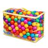Hovenlay Ball Pit Balls Phthalate Free BPA Free Crush Proof Plastic - 7 Bright Colors in Reusable Play Toys for Kids with Storage Bag view 1