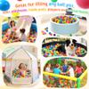Hovenlay Ball Pit Balls Phthalate Free BPA Free Crush Proof Plastic - 7 Bright Colors in Reusable Play Toys for Kids with Storage Bag view 3