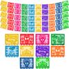 Mexican Party Banners (5 Pack - 10 Plastic Flag Designs per banner) + Mexican Piata (Large 32 Inches) - Papel Picado Banner - Large Pinata view 2