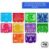 Mexican Party Banners (5 Pack - 10 Plastic Flag Designs per banner) + Mexican Piata (Large 32 Inches) - Papel Picado Banner - Large Pinata view 3