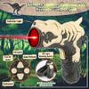 Upgraded Dinosaur Toys for Kids 3-5-7 Years Old, Remote Control Spinosaurus Toys with Indicator Light Chasing&Spray& Roar, Realistic RC Walking Dinosaur Robot Gifts Stocking Stuffers for Kids Boys view 4